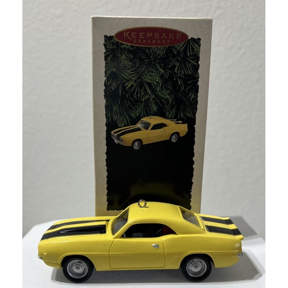 1995 Hallmark Keepsake Christmas Ornament 1969 Chevrolet Camero #5 In Series‎